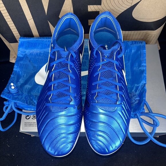NEW Nike Legend 10 Elite FG Soccer Cleats Blue White DV4328-400 Size 10 main image 7